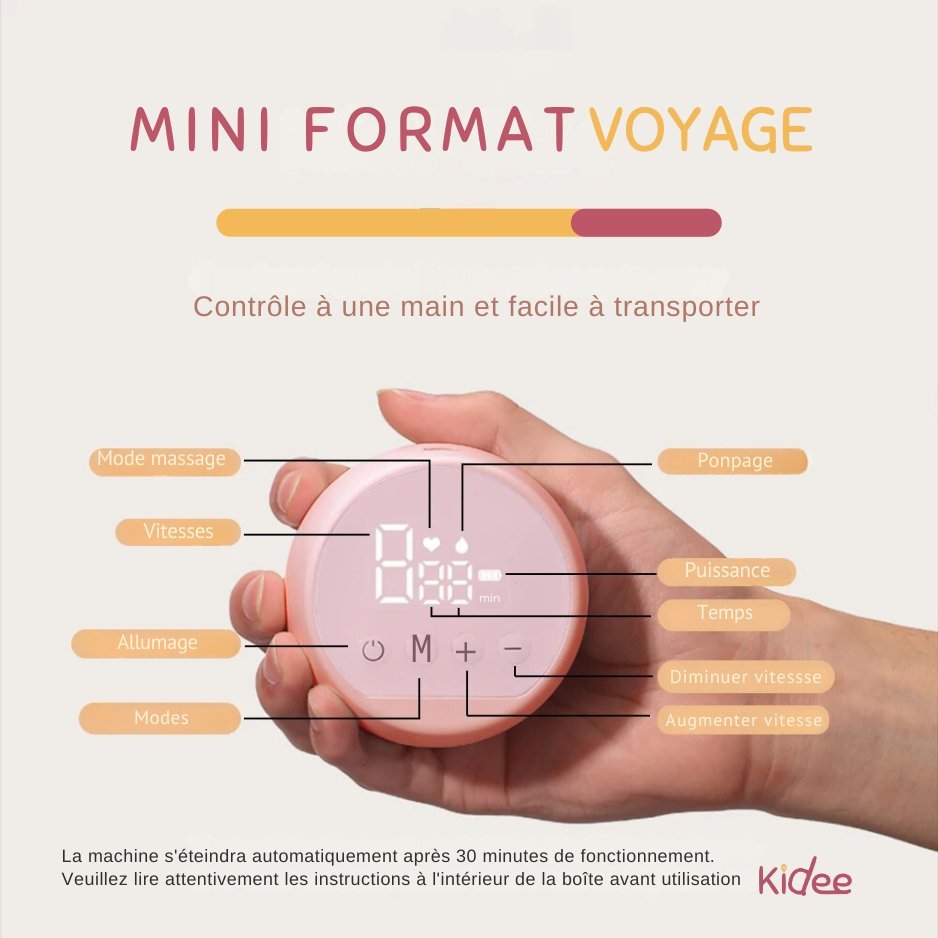 Kidee Milk - Tire lait portable - KIDEE