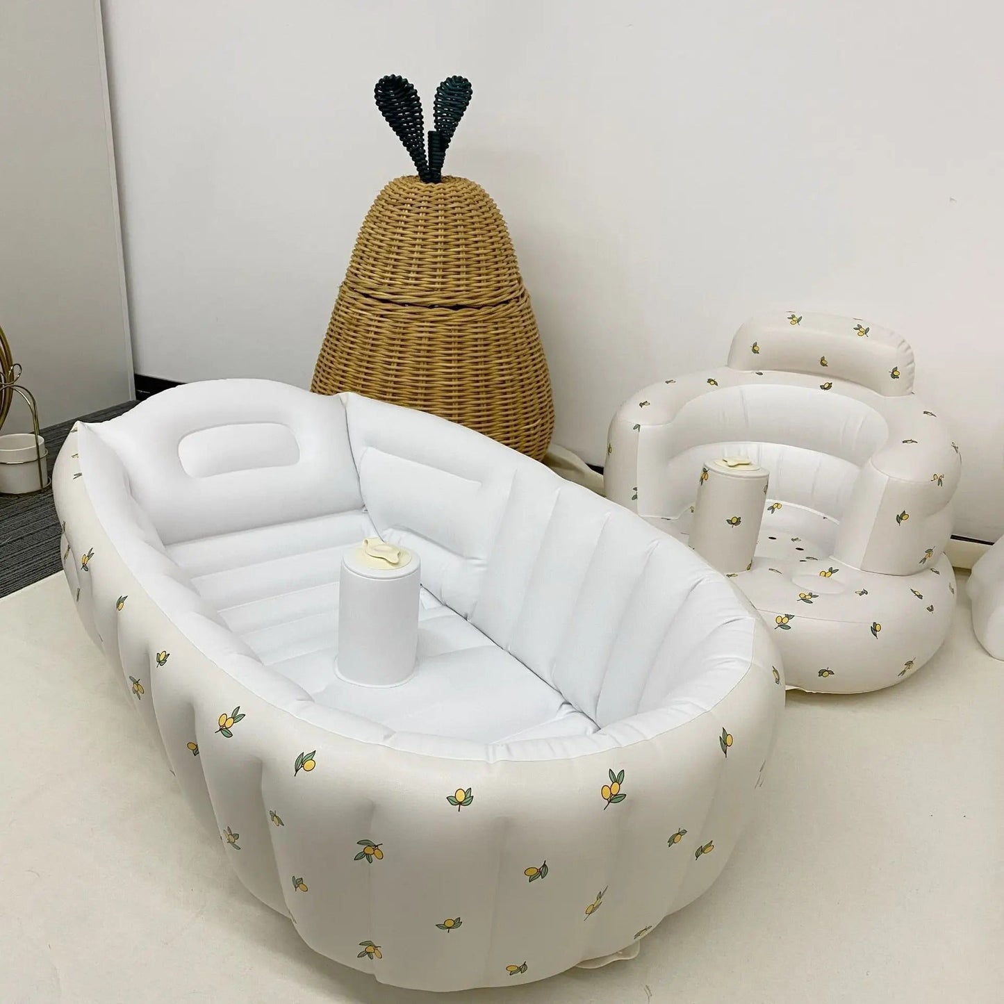Baignoire bébé gonflable confortable – facile à installer et à transporter pour un bain sécurisé où que vous soyez