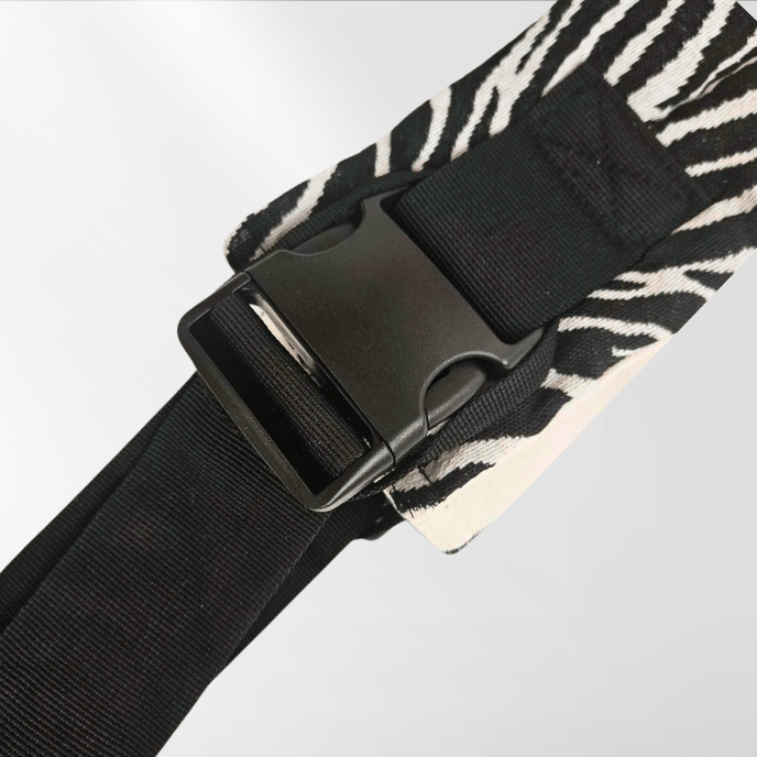 Porte-bĂ©bĂ© latĂ©ral Kidee zĂ©brĂ© â accessoire pratique et chic pour NoĂ«l