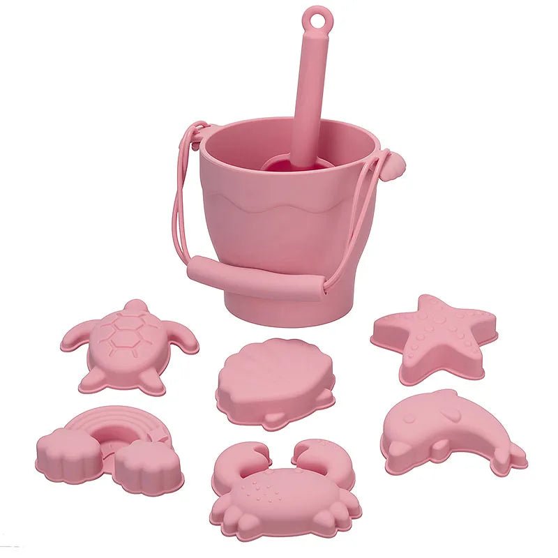 Set de Plage en Silicone (8pcs) - Kid'n'Beach - KIDEE