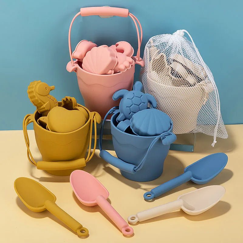 Set de Plage en Silicone (8pcs) - Kid'n'Beach - KIDEE