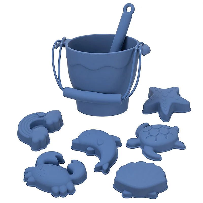 Set de Plage en Silicone (8pcs) - Kid'n'Beach - KIDEE