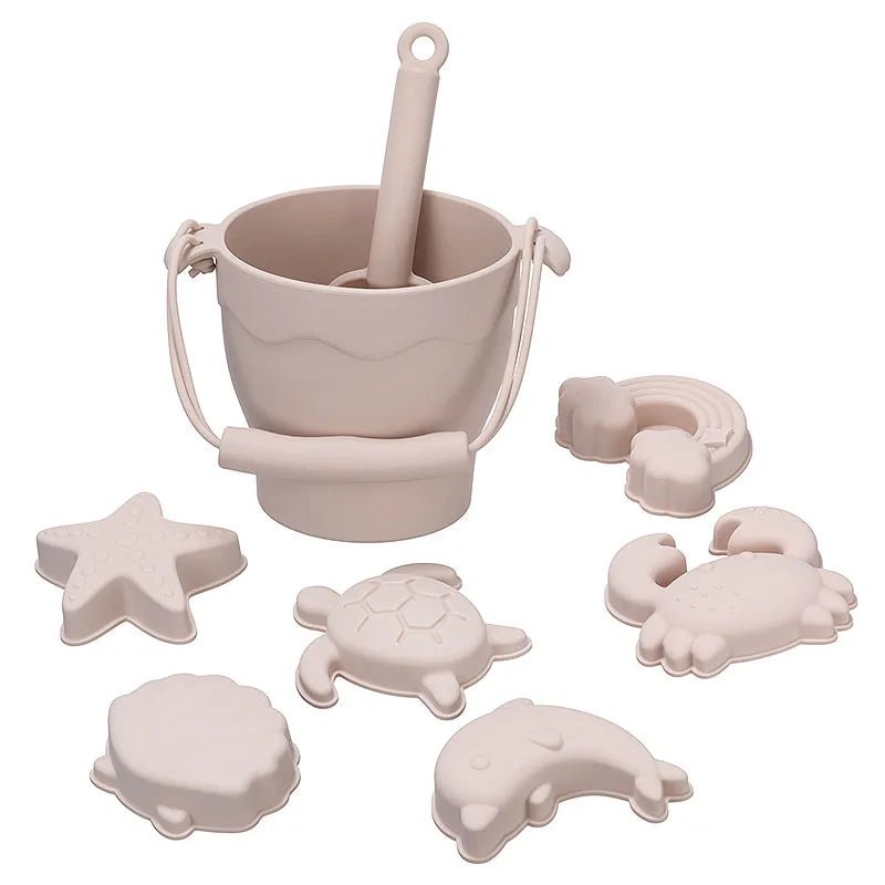 Set de Plage en Silicone (8pcs) - Kid'n'Beach - KIDEE