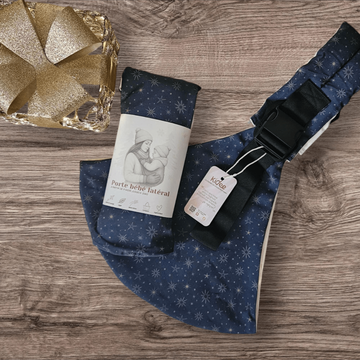 Porte bébé latéral - Édition Limitée Spéciale Noël - KIDEE