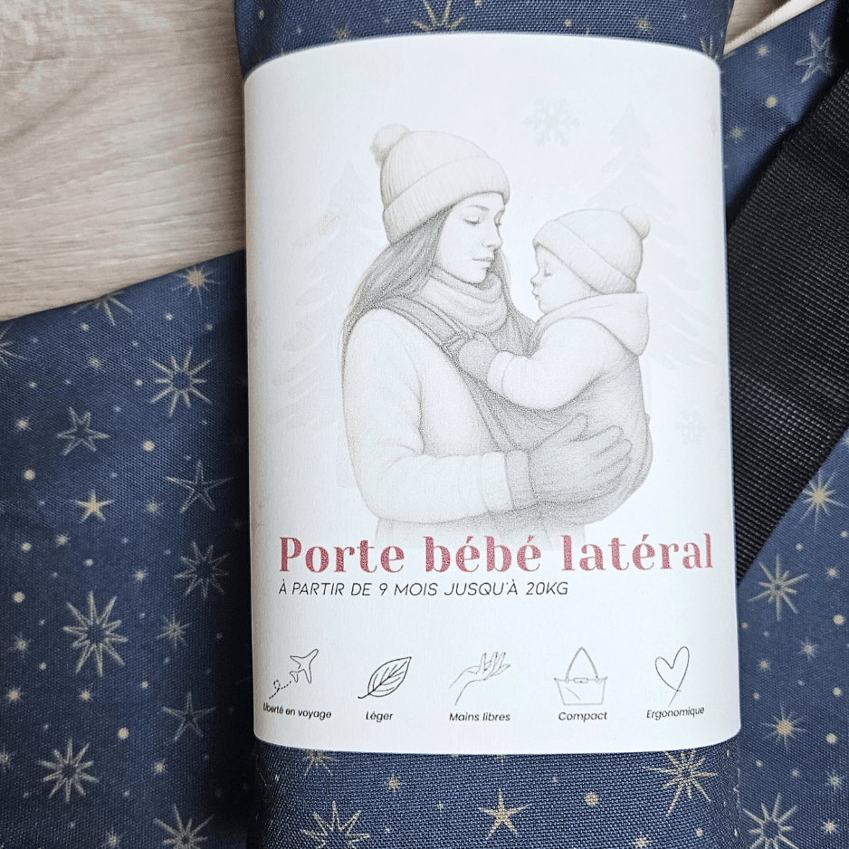 Porte bébé latéral - Édition Limitée Spéciale Noël - KIDEE