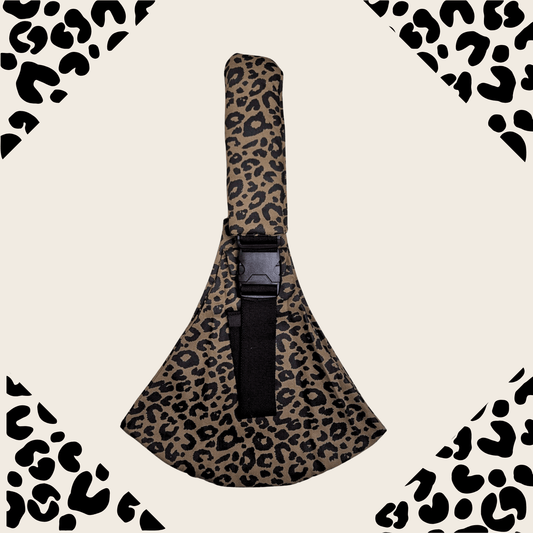 Porte bébé latéral - Léopard Marron - KIDEE